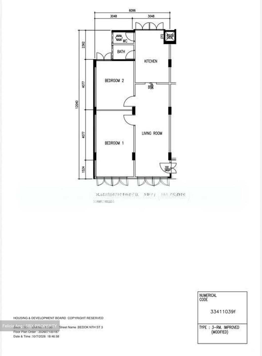 Blk 501 Kaki Bukit Ville (Bedok), HDB 3 Rooms #582774381